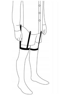 ORYGINALNE SZELKI DO KOSZULI SZELKI MESKIE DO UTRZYMANIA KOSZULI PREMIUM