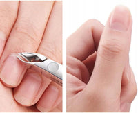 Profesjonalne Cążki Do Usuwania Skórek Stal Chirurgiczna Manicure 4mm
