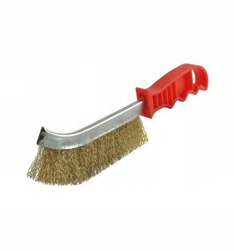 Szczotka druciana mosiężna do usuwania farby i rdzy DO CZYSZCZENIA FELG