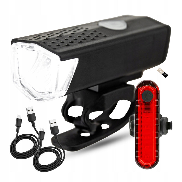 Lampka rowerowa przednia tylna led lampki rowerowe przód tył zestaw