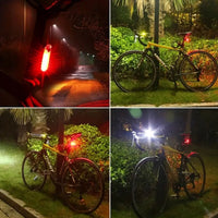 Lampka rowerowa przednia tylna led lampki rowerowe przód tył zestaw