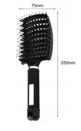 Szczotka do Włosów z Włosiem Dzika ABODY Masująca PREMIUM FINGERBRUSH