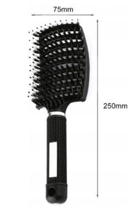 Szczotka do Włosów z Włosiem Dzika ABODY Masująca PREMIUM FINGERBRUSH