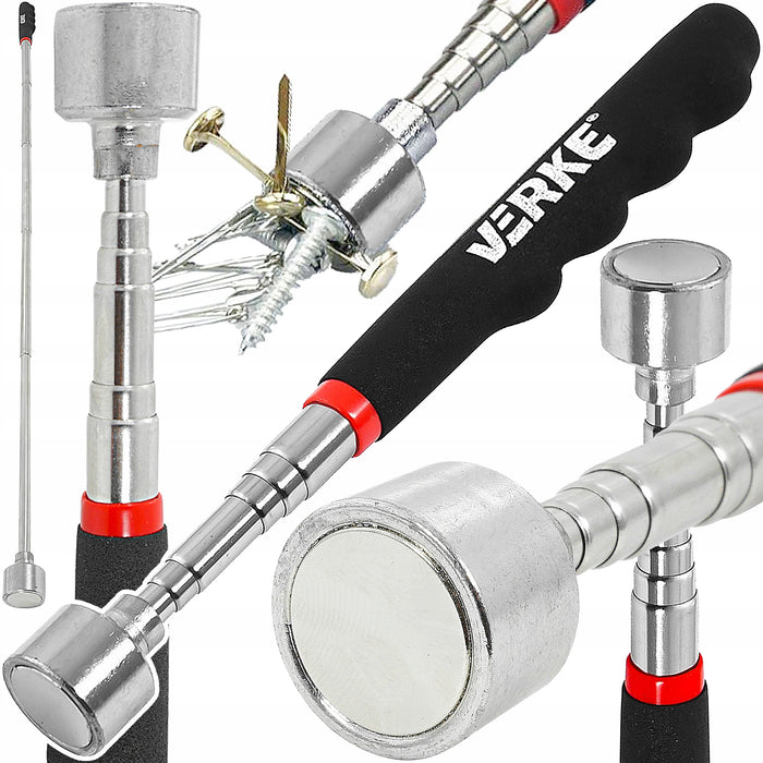 CHWYTAK MAGNETYCZNY MAGNES TELESKOPOWY WARSZTATOWY Z MAGNESEM ŁAPKA DO ŚRUB