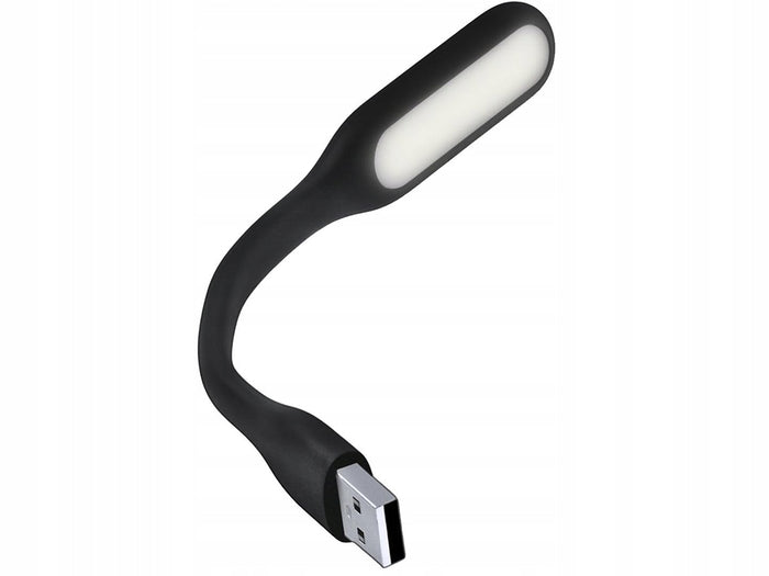 LAMPKA SILIKONOWA ELASTYCZNA USB DO LAPTOPA NOTEBOOKA KOMPUTERA 6 LED MOCNA