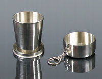 Metalowy kieliszek turystyczny składany 60 ml