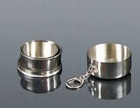 Metalowy kieliszek turystyczny składany 60 ml