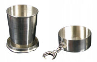 Metalowy kieliszek turystyczny składany 60 ml
