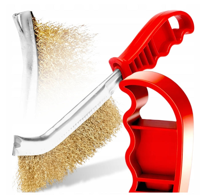 Szczotka druciana mosiężna do usuwania farby i rdzy DO CZYSZCZENIA FELG