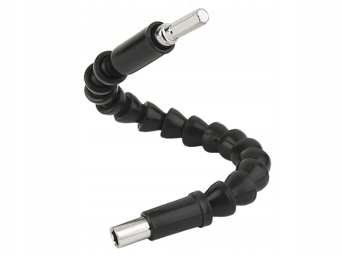 PRZEDŁUŻKA ELASTYCZNA DO WIERTARKI BITÓW WKRĘTARKI GIĘTKA CZARNA WYTRZYMAŁA