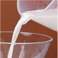 MIARKA KUCHENNA KUBEK Z PODZIAŁKĄ DZBANEK PLASTIKOWY POJEMNIK MIARA 1L