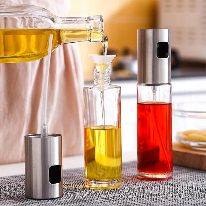 SPRYSKIWACZ DO OLEJU OLIWY OCTU DOKŁADNY ROZPYLACZ DOZOWNIK W SPRAYU 100ml