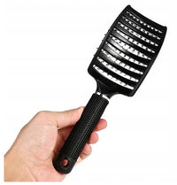 Szczotka do Włosów z Włosiem Dzika ABODY Masująca PREMIUM FINGERBRUSH