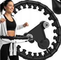 Hula Hop z Obciążeniem Wypustkami Odchudzające 24 Elementy Do Ćwiczeń