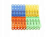 SPINACZE DO PRANIA bielizny na pranie klamerki kolorowe klipsy 20 szt