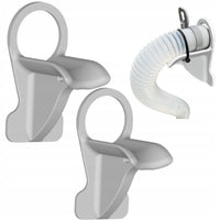 2x PODPORA RUR BASENU Uchwyt do WĘŻA RURY BASENOWEJ INTEX BESTWAY Ø 32 mm