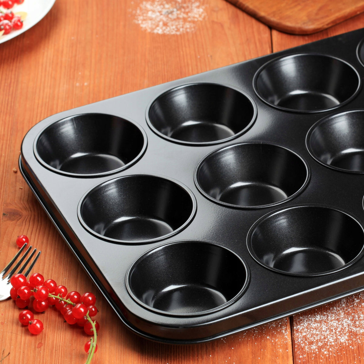 FORMA DO MUFFINEK blacha forma do pieczenia babeczek kuchenna foremki x12