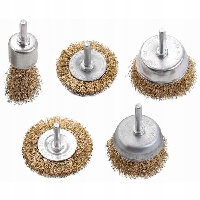 Zestaw szczotek drucianych TurboTools 5 sztuk