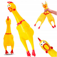 GRYZAK DLA PSA GUMOWY KURCZAK PISZCZĄCA ZABAWKA 29 CM