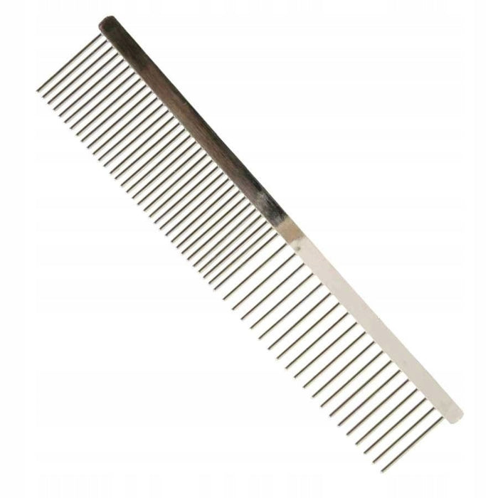 Grzebyk metalowy do rozczesywania sierści grzebień psa kota 16cm maltańczyk