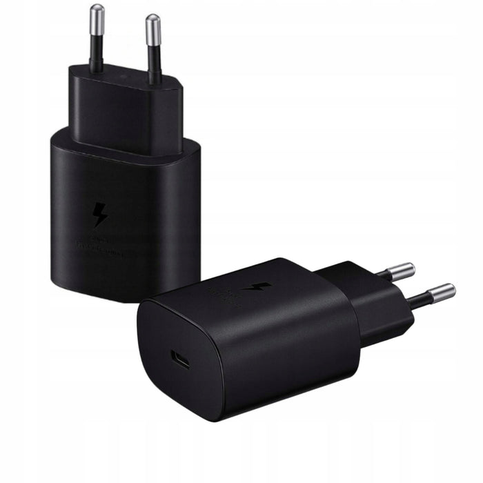 SZYBKA ŁADOWARKA DO TELEFONU SAMSUNG KOSTKA 25W MOCNA + KABEL USB TYP C 1M