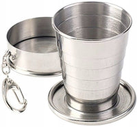Metalowy kieliszek turystyczny składany 60 ml