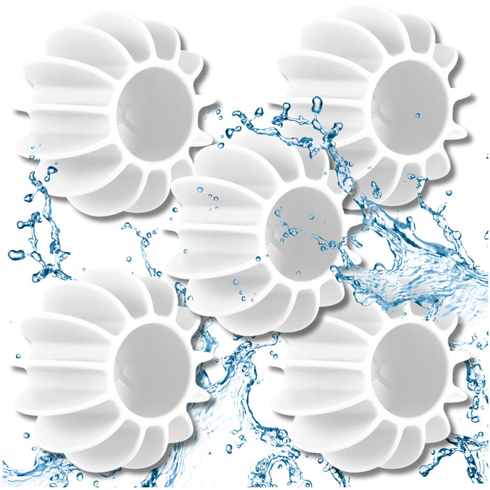 Zestaw x4 kulki do czyszczenia ubrań do usuwania sierści w pralce silikon