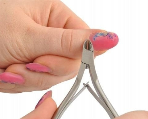 Profesjonalne Cążki Do Usuwania Skórek Stal Chirurgiczna Manicure 4mm