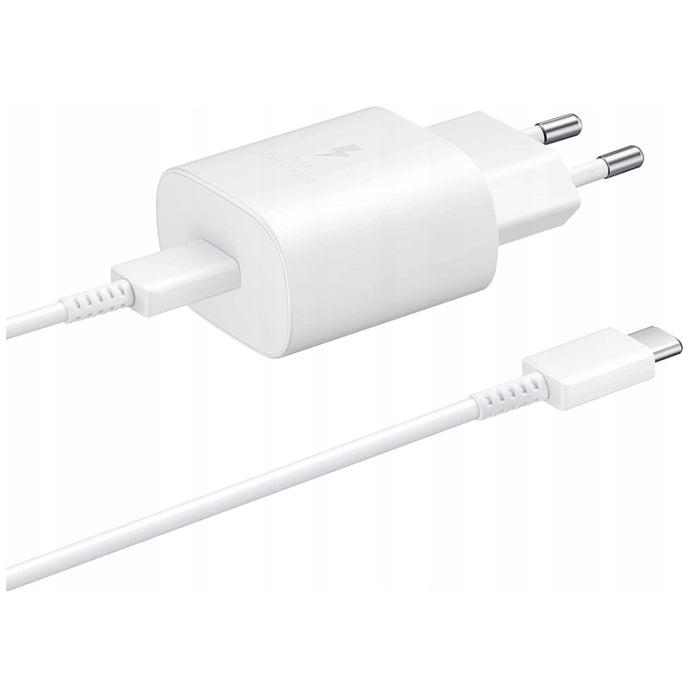 SZYBKA ŁADOWARKA DO TELEFONU SAMSUNG KOSTKA 25W MOCNA + KABEL USB TYP C 1M