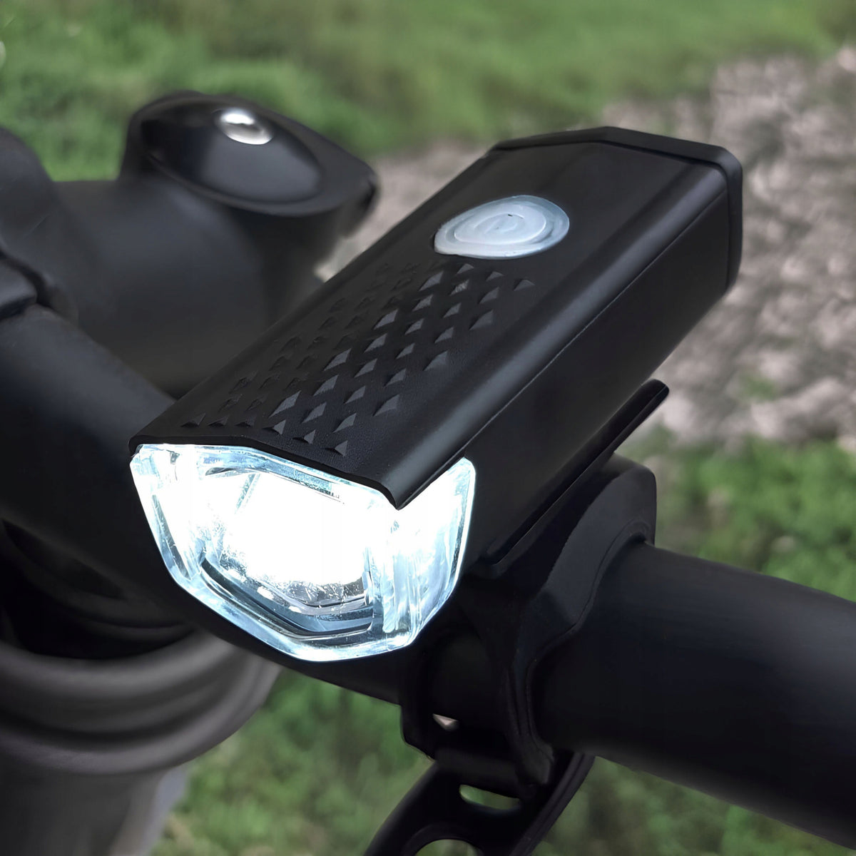 Lampka rowerowa przednia tylna led lampki rowerowe przód tył zestaw