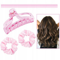 Wałek do kręcenia Loków Heatless Curls Scrunchie do włosów + spinka i gumki