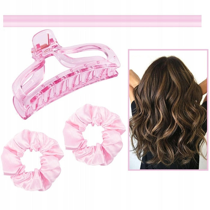 Wałek do kręcenia Loków Heatless Curls Scrunchie do włosów + spinka i gumki