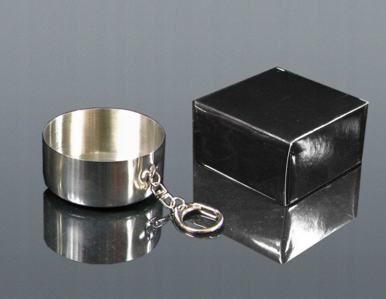 Metalowy kieliszek turystyczny składany 60 ml