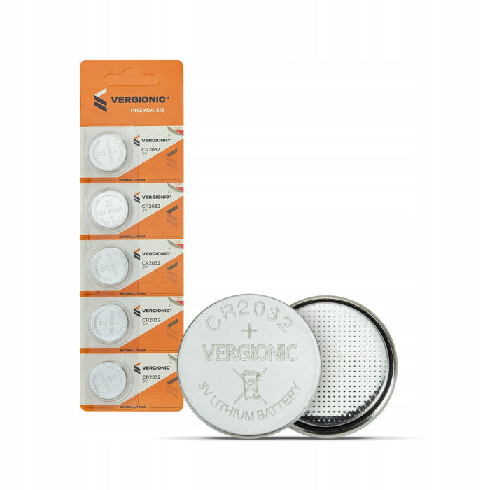 Baterie bateria litowa CR2032 guzikowe mocne 5 szt.