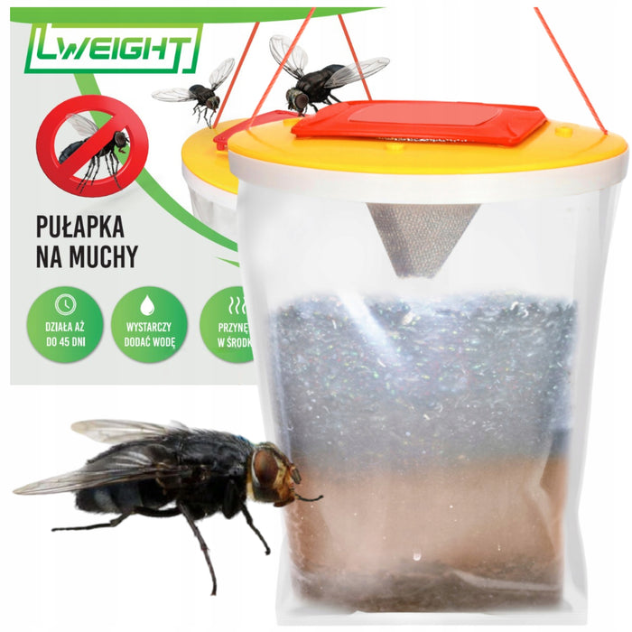 PUŁAPKA NA MUCHY WOREK NA MUCHY KOŃSKIE DO STAJNI OBORY GARAŻU LWEIGHT XXL