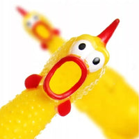 GRYZAK DLA PSA GUMOWY KURCZAK PISZCZĄCA ZABAWKA 29 CM
